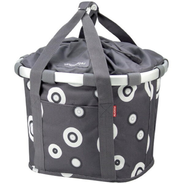 Panier AV KLICKFIX Bikebasket 15 l bubbles anthracite