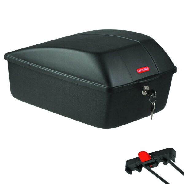 Topcase KLICKFIX Bikebox Racktime 12 l avec support RT Vario