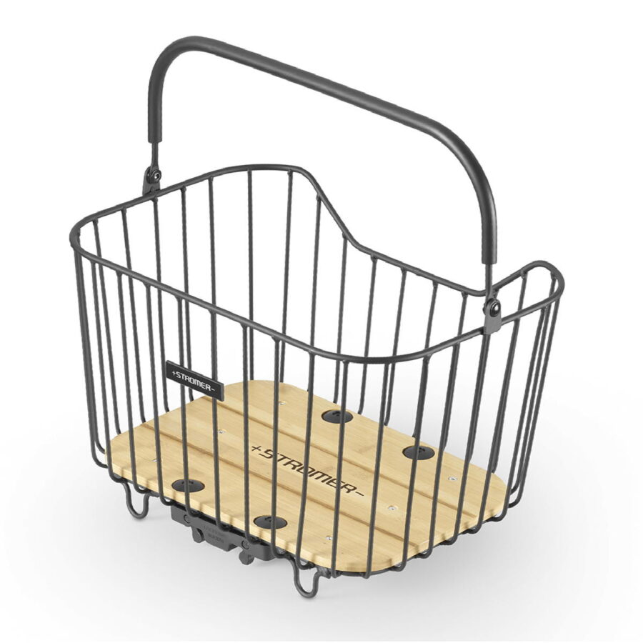Panier ARR STROMER Copenhagen noir/bois 24 l