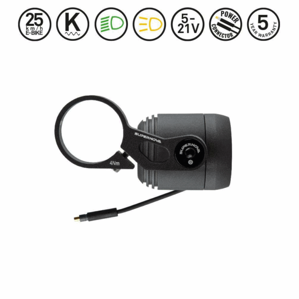 Phare SUPERNOVA E3 e-Bike V532s HBM 5-21 V