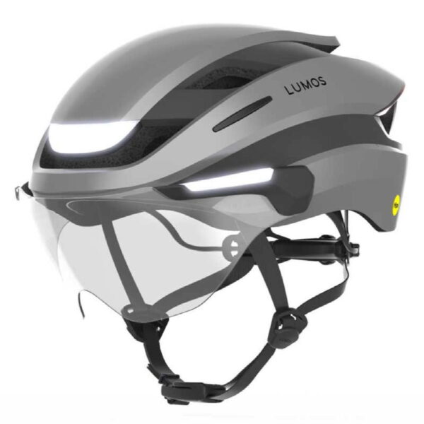 Casque visière LED Ultra E-bike LUMOS (54-61cm) gris