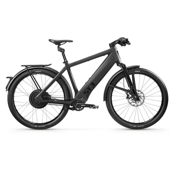 STROMER ST3 Pinion BQ814 Sport L CS Fourche et selle à suspension ABS noir